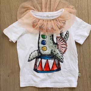 Kids Circus Seal White T Shirt